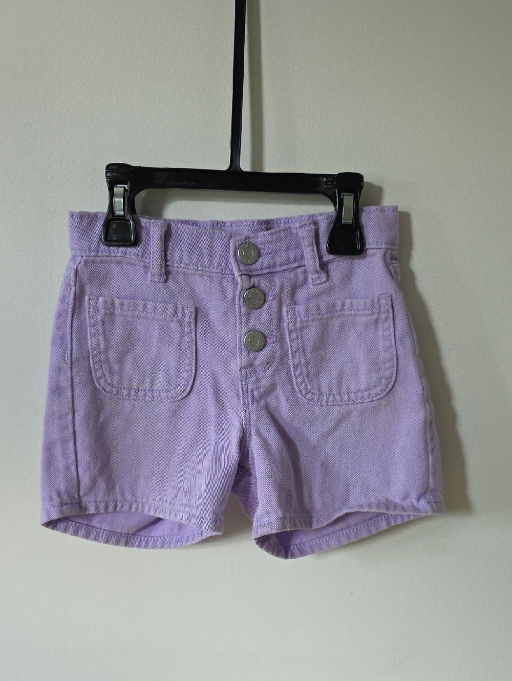 Old Navy Lavender Denim Kids Shorts, Size 5T